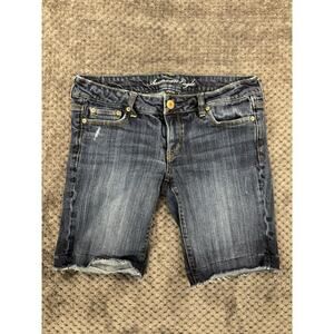 American Eagle Women’s Size 8 Stretch Denim Cut-Off Shorts